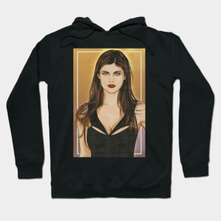 Alexandra Daddario Illustration Hoodie